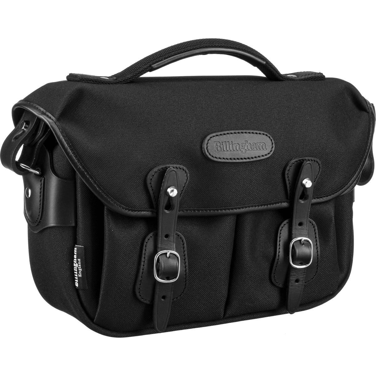 Bandolera Billingham Hadley Chico Pro (Negro FibreNyte/Negro Leather Trim, 5L) - vista principal