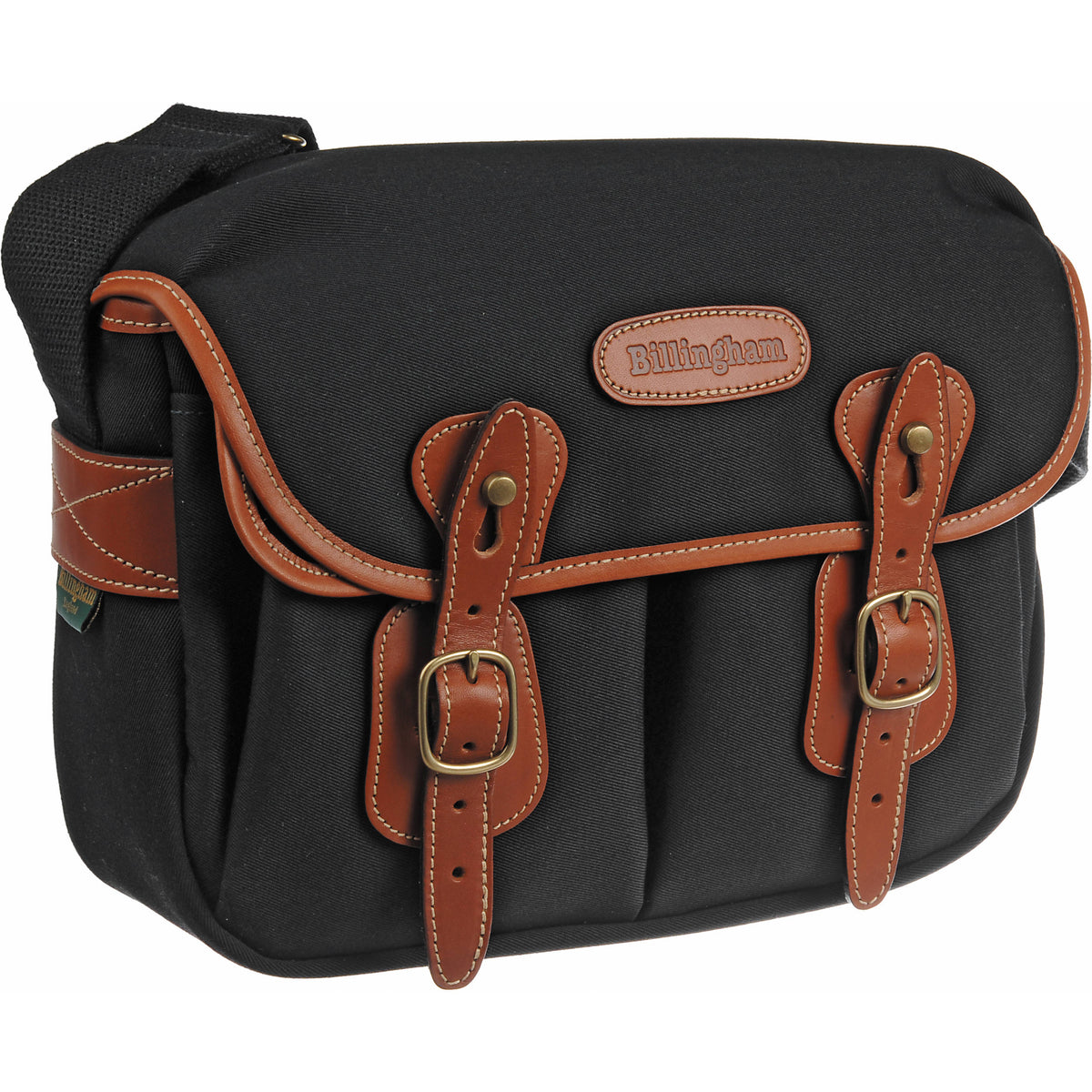Bandolera Billingham Hadley (Negro con Beige Leather Trim, Chico) - vista principal