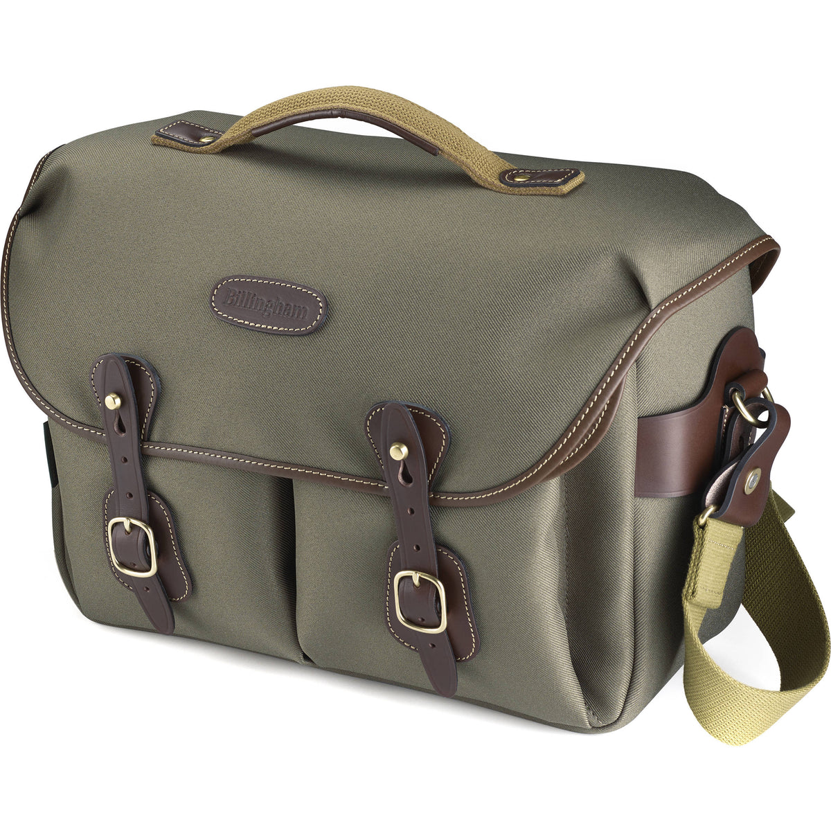 Bandolera Billingham Hadley One (Sage FibreNyte con Chocolate Leather) - vista principal
