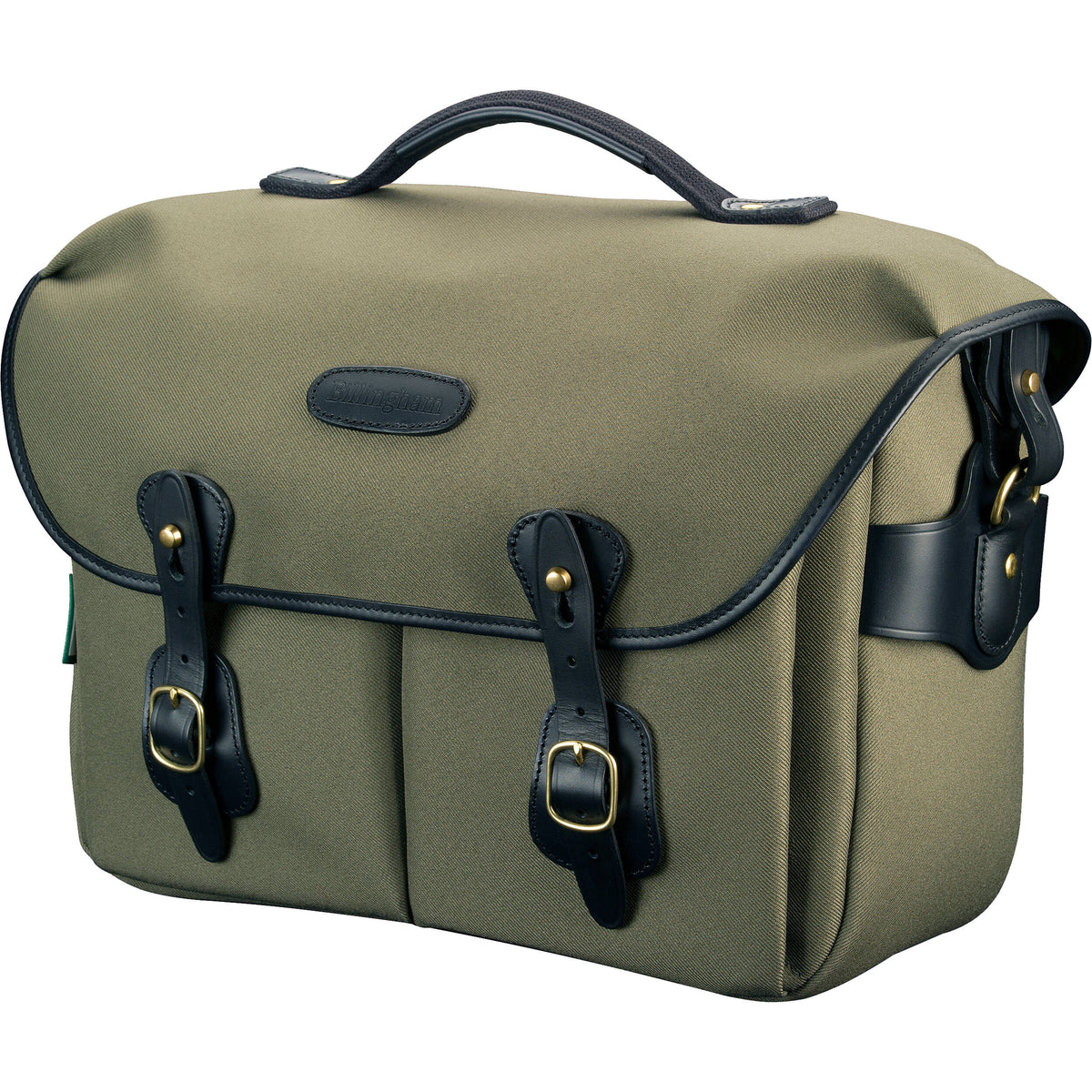 Bandolera Billingham Hadley One (Sage FibreNyte y Negro Leather) - vista principal