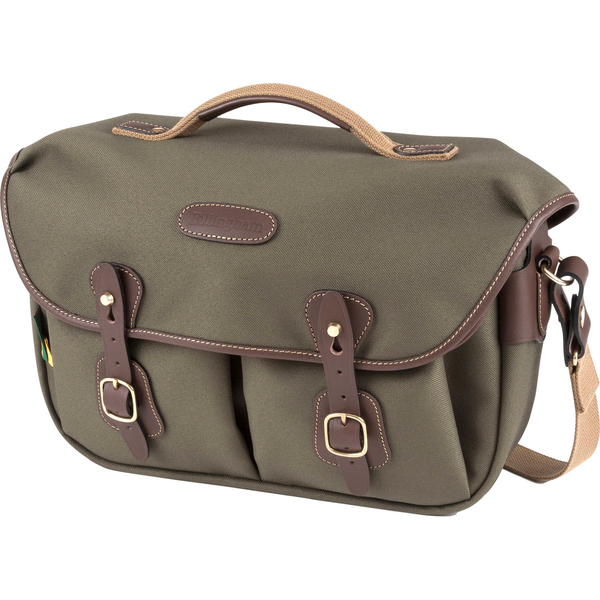 Bandolera Billingham Hadley Pro 2020 (Sage FibreNyte y Chocolate Leather Trim) - vista principal