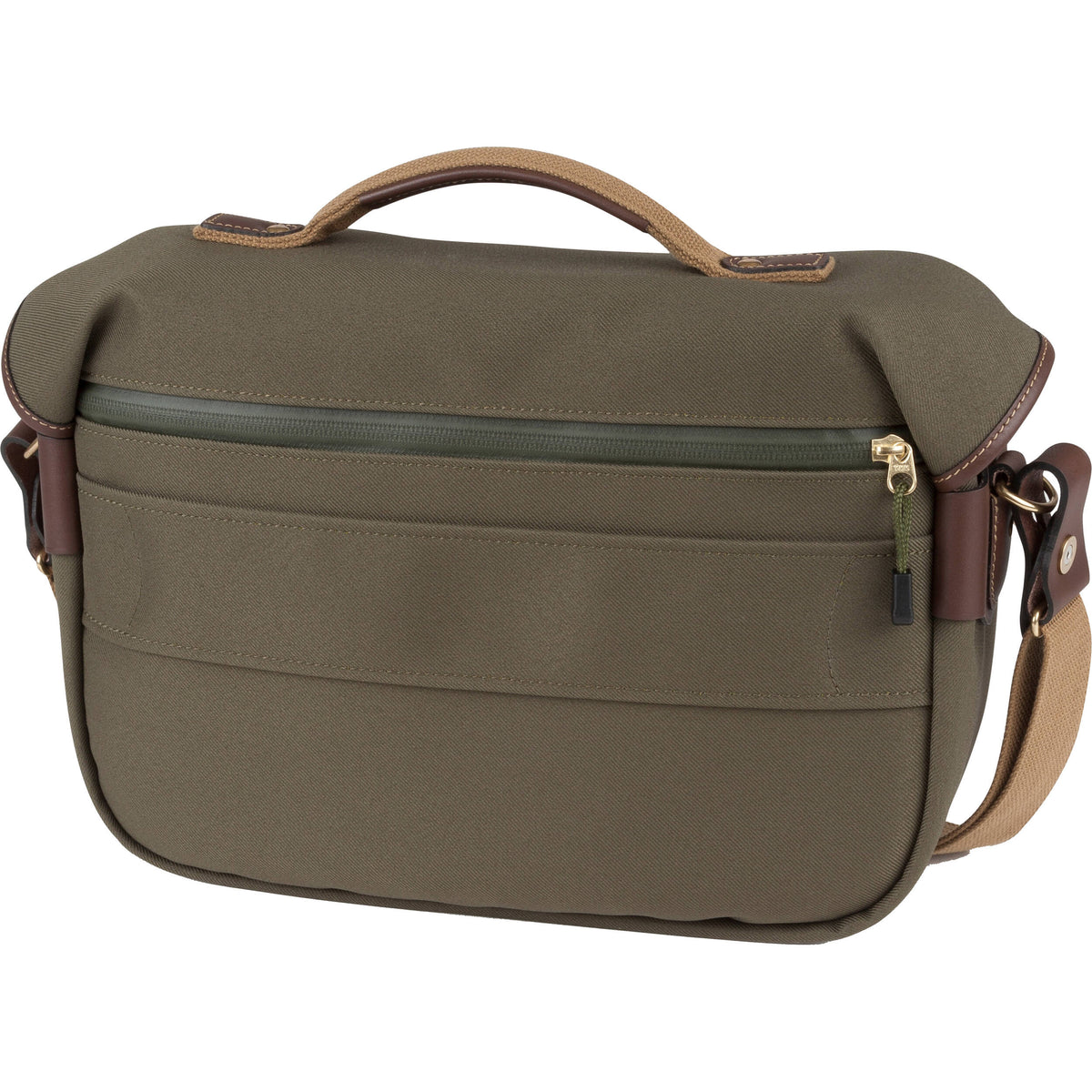 Bandolera Billingham Hadley Pro 2020 (Sage FibreNyte y Chocolate Leather Trim) - vista frontal