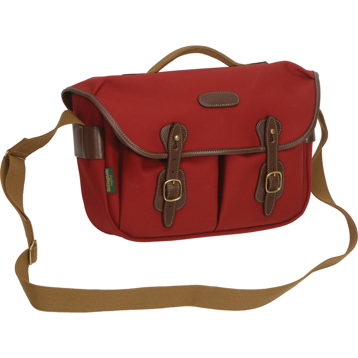 Bandolera Billingham Hadley Pro (Burgundy Canvas / Chocolate Leather Trim, 8.5L) - vista principal