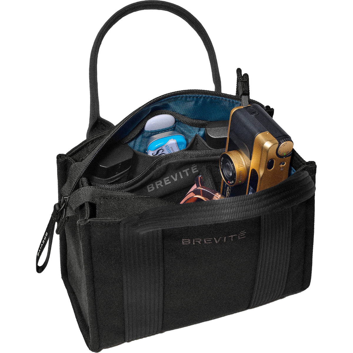 Bandolera Brevite The Anywhere Tote (Triple Negro) - vista trasera