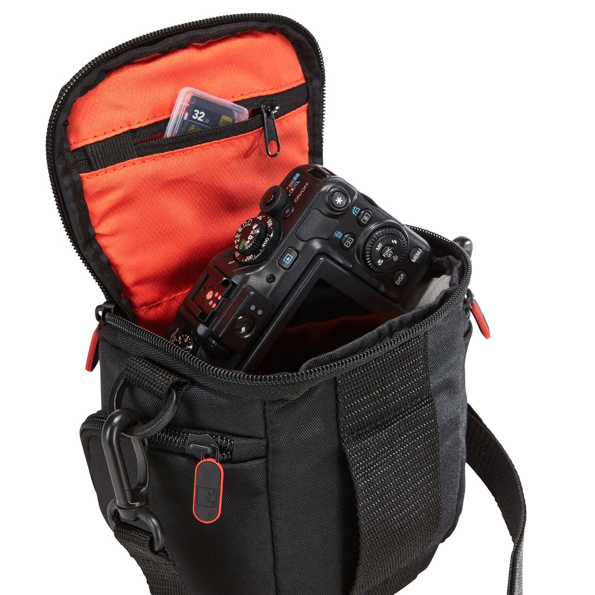 Bandolera Case Logic DCB-304 para zoom largo - detalle