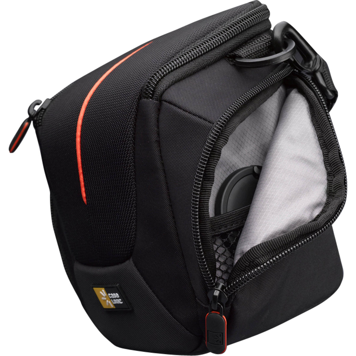 Bandolera Case Logic DCB-304 para zoom largo - contenido de la caja
