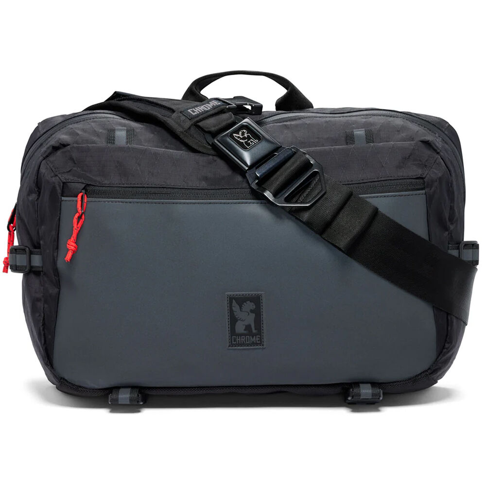 Bandolera Chrome Industries Kadet Max (Negro XRF, 15L) - vista frontal