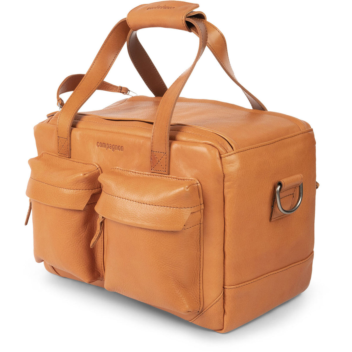 Bandolera compagnon little weekender Gen III (Light Brown) - vista trasera