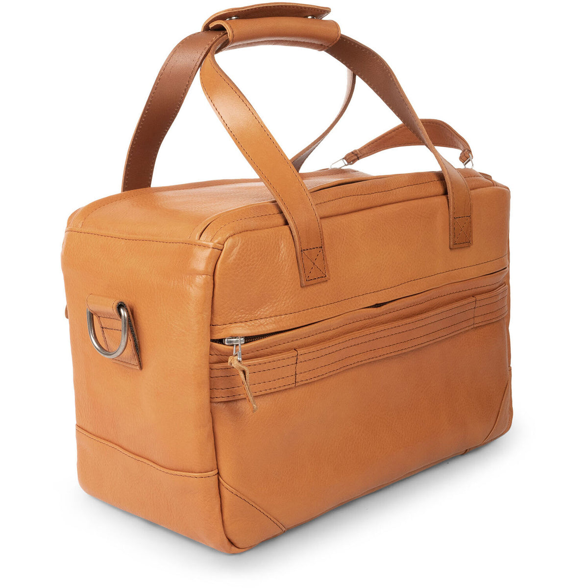 Bandolera compagnon little weekender Gen III (Light Brown) - detalle