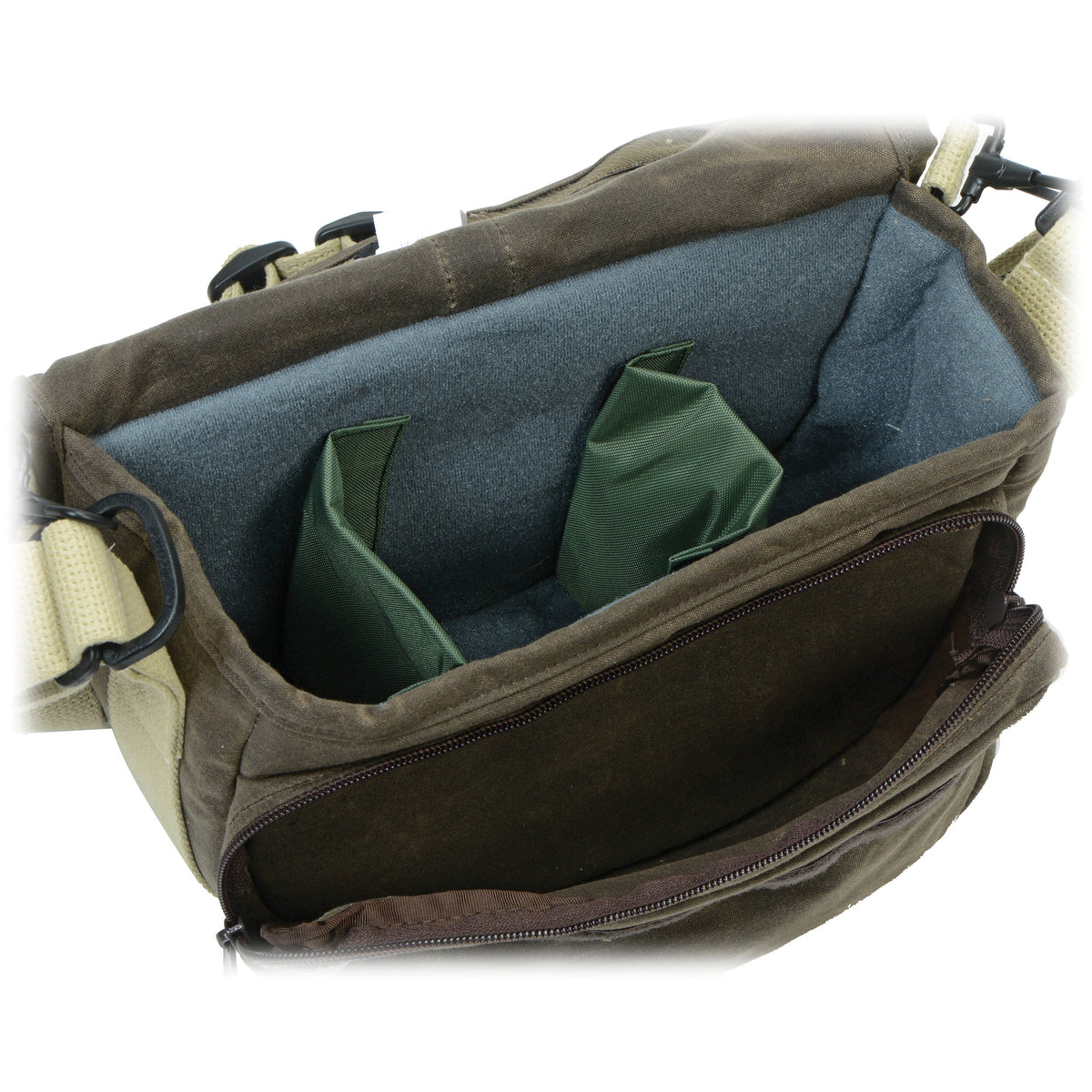 Bandolera Domke F-10 Mediano Ruggedwear (Khaki) - vista frontal