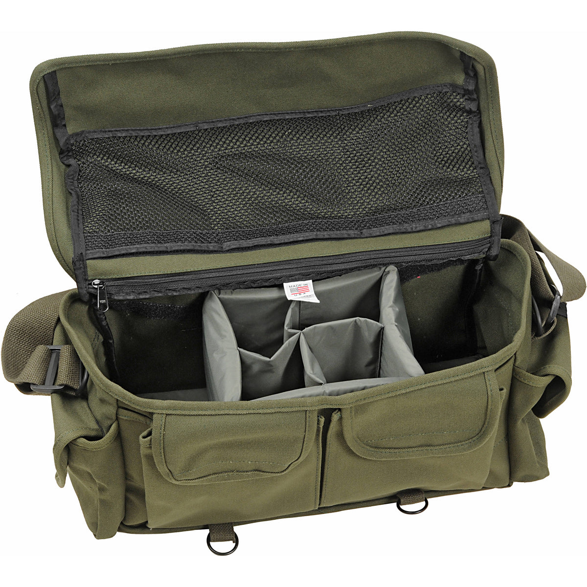 Bandolera Domke F-1X (Verde oliva) - vista frontal