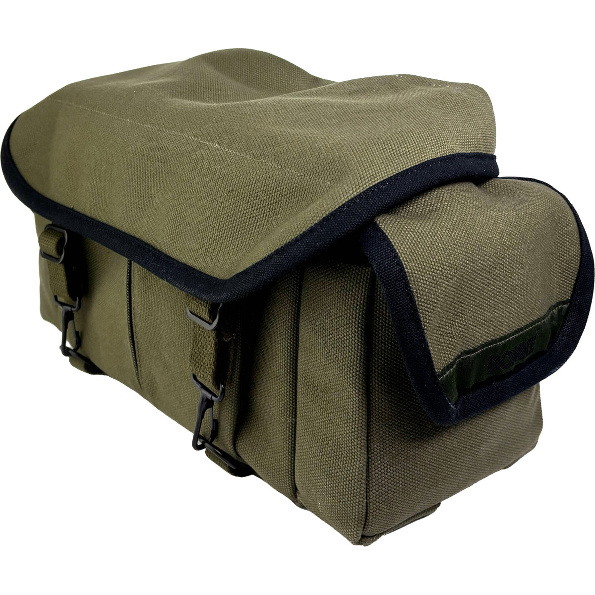 Bandolera Domke F-2 (Basket Weave, Verde oliva) - puertos y conexiones