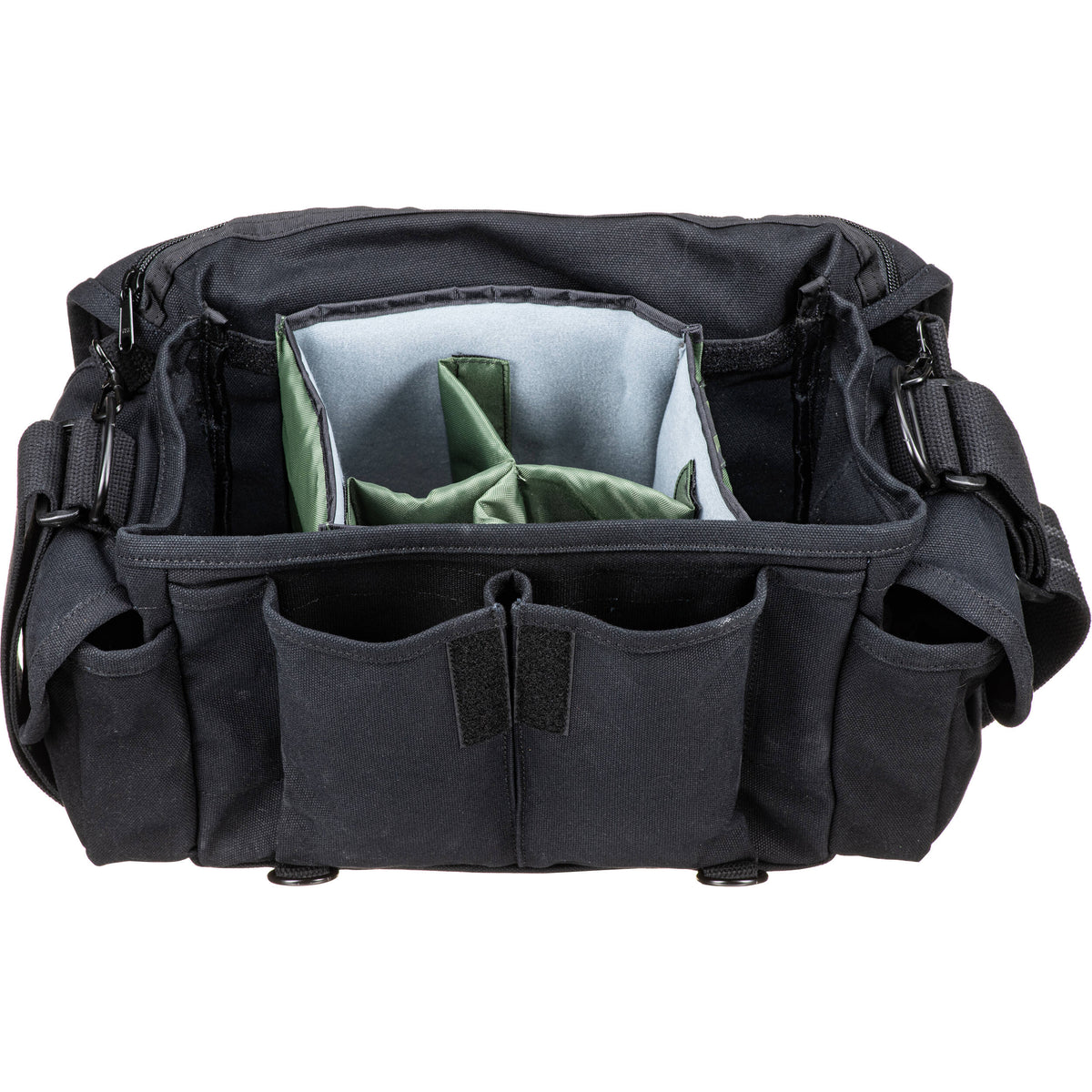 Bandolera Domke F-2 (Canvas, Negro) - vista frontal