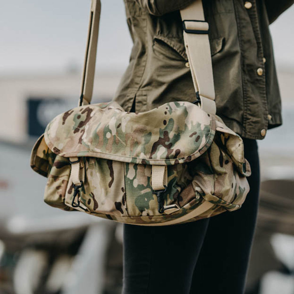 Bandolera Domke F-2 (Nylon, Camouflage) - contenido de la caja