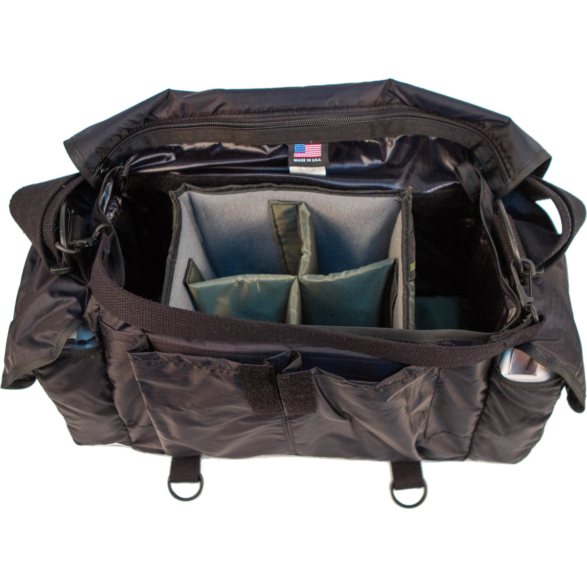 Bandolera Domke F-2 (Ripstop Nylon, Negro) - contenido de la caja