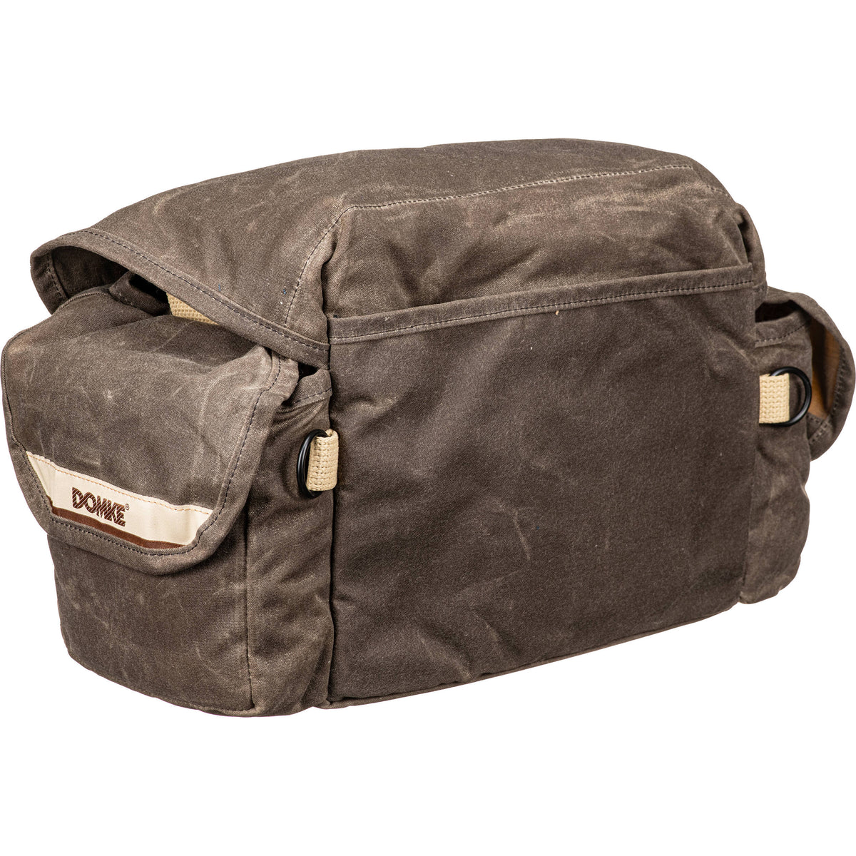 Bandolera Domke F-2 (Ruggedwear, Brown) - vista lateral