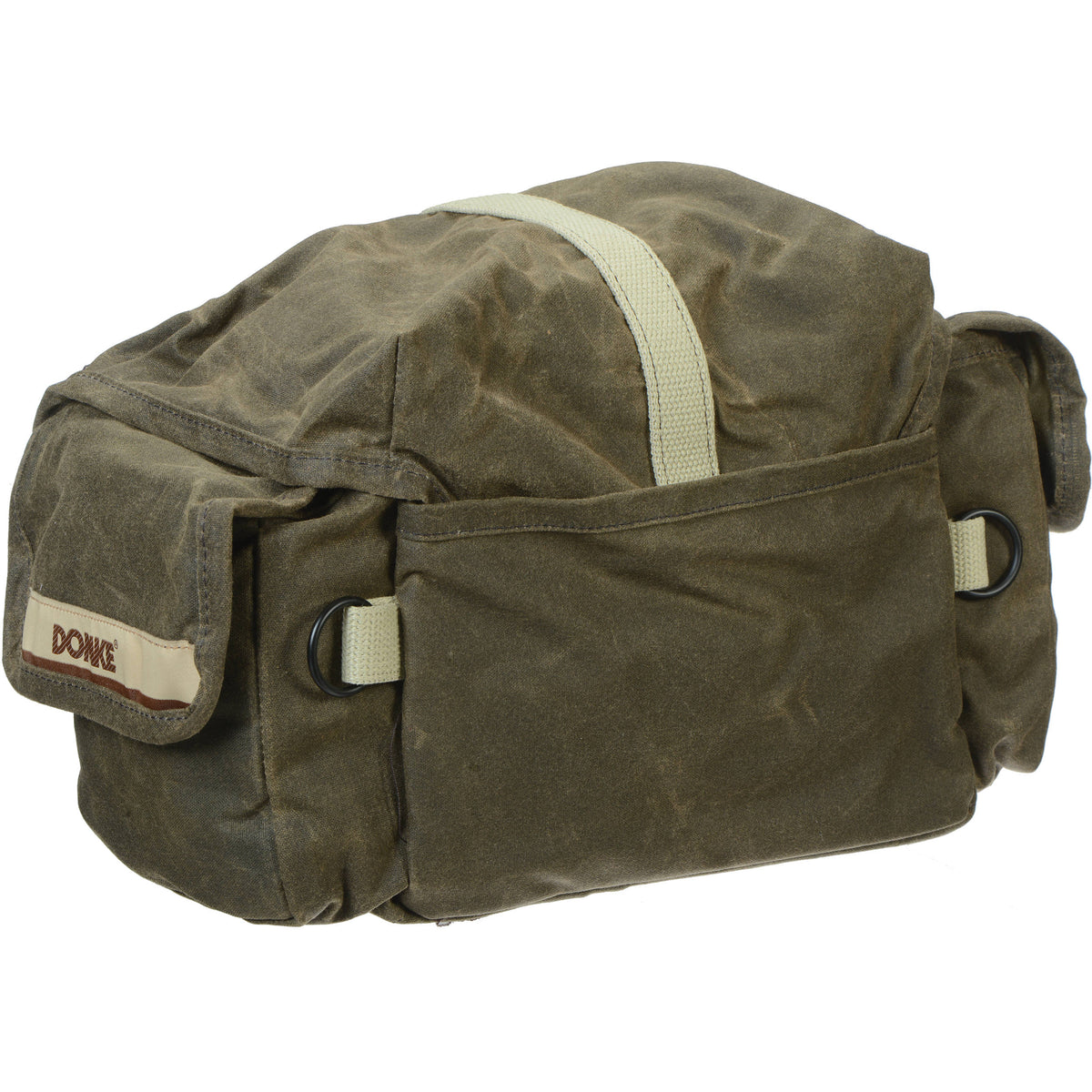 Bandolera Domke F-3X Super Compact RuggedWear (Brown) - vista lateral