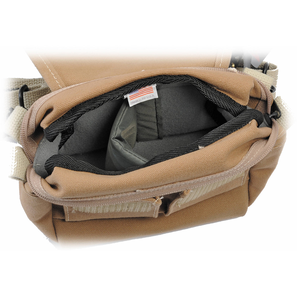 Bandolera Domke F-5XA Shoulder y Belt , Chico (Arena) - vista frontal