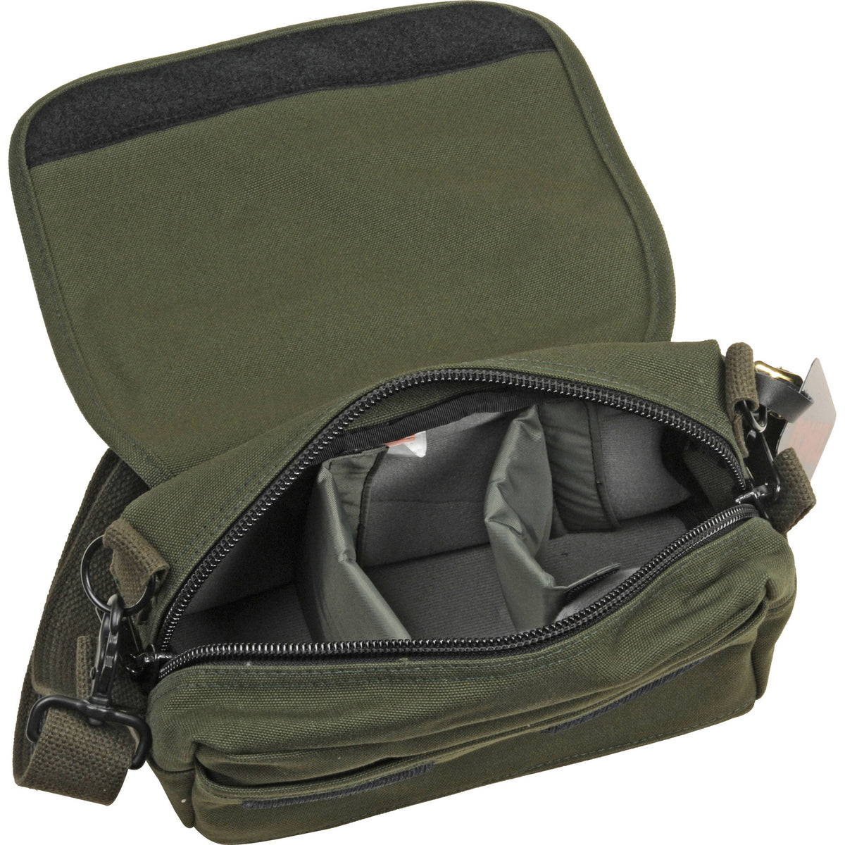 Bandolera Domke F-5XB (Verde oliva) - vista frontal