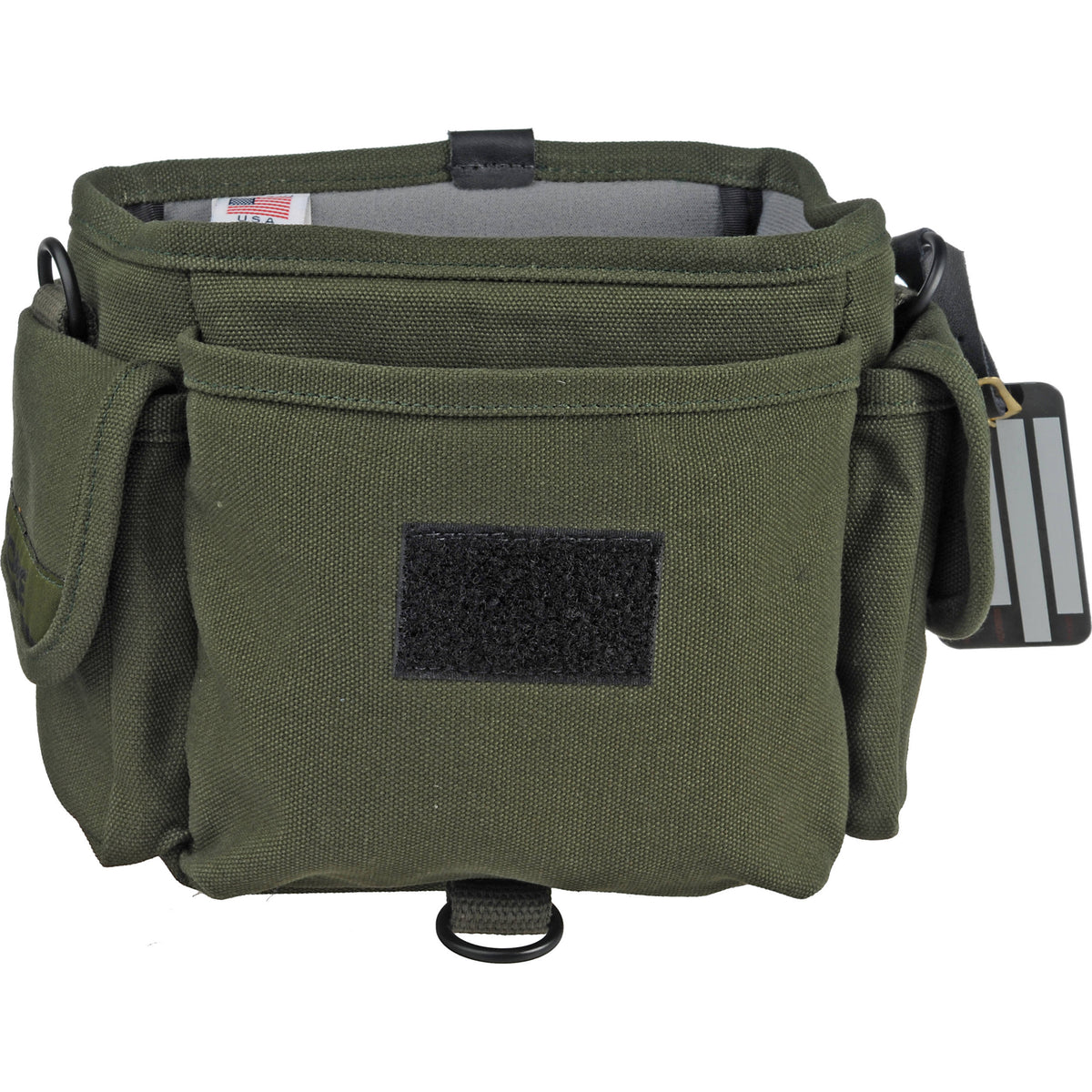 Bandolera Domke F-8 Chico Canvas (Verde oliva) - vista trasera