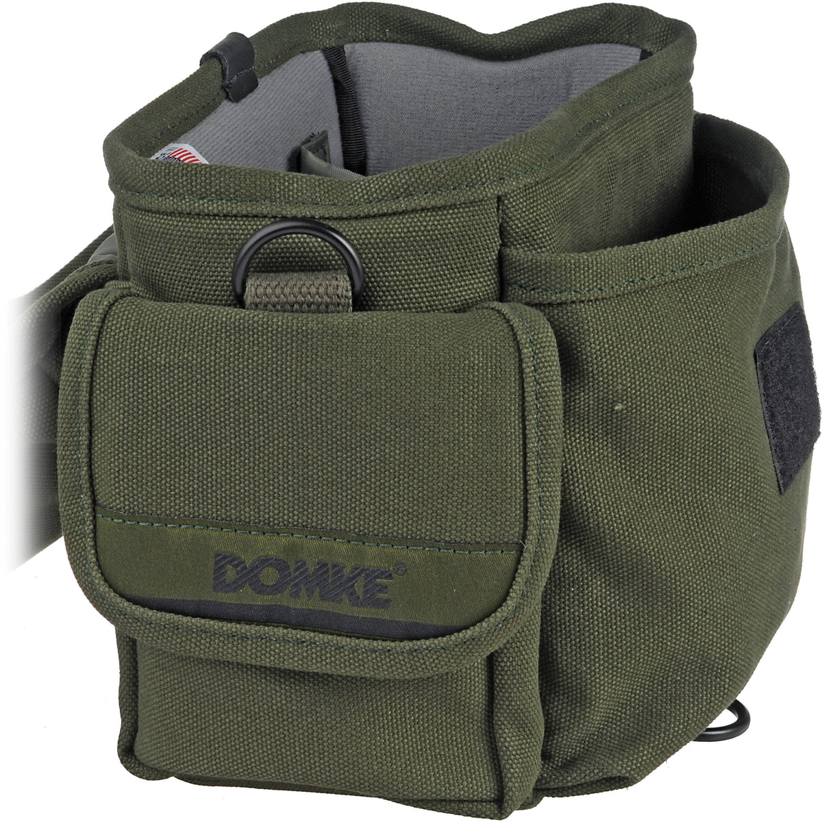 Bandolera Domke F-8 Chico Canvas (Verde oliva) - vista lateral