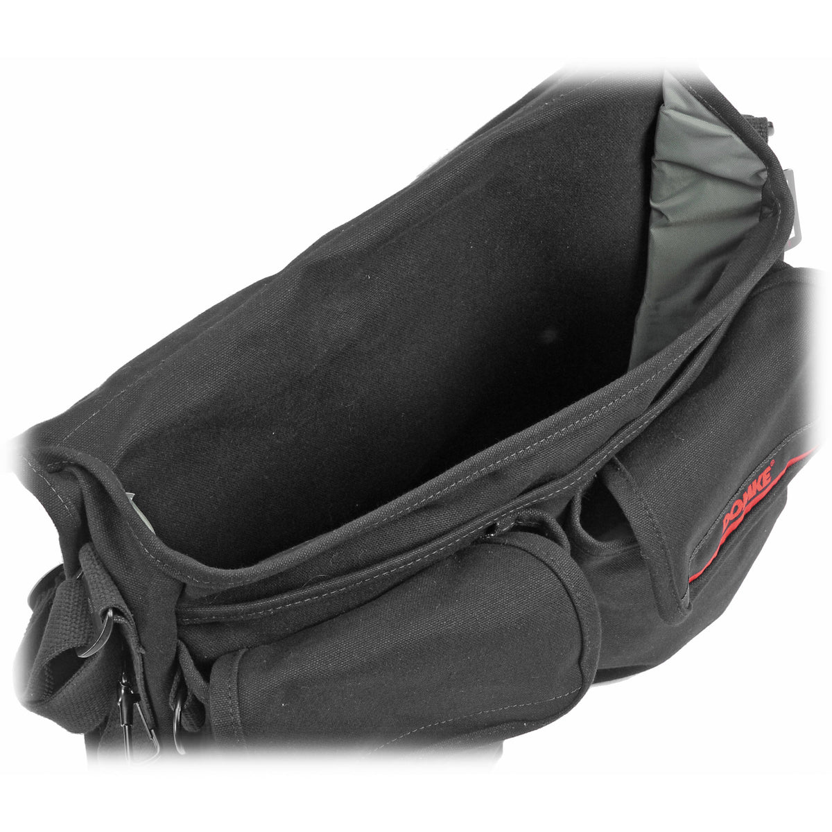 Bandolera Domke F-802 Reporter's Satchel (Negro) - vista frontal