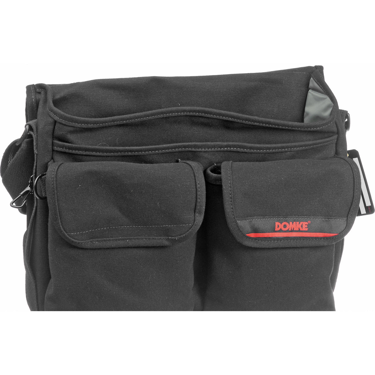 Bandolera Domke F-802 Reporter's Satchel (Negro) - vista lateral