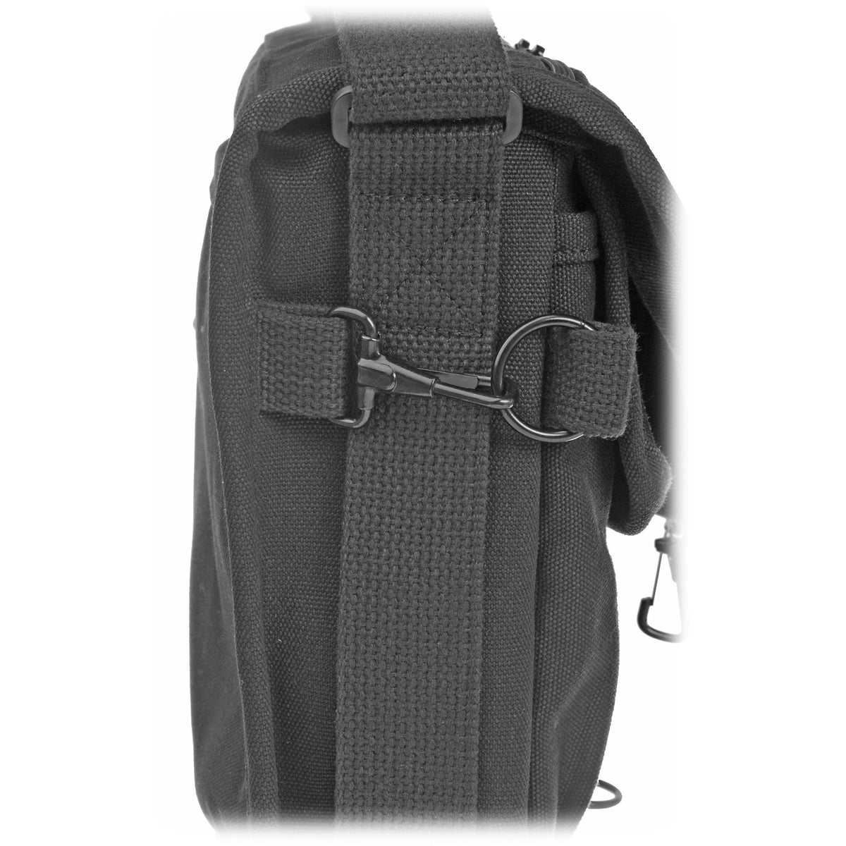 Bandolera Domke F-802 Reporter's Satchel (Negro) - puertos y conexiones
