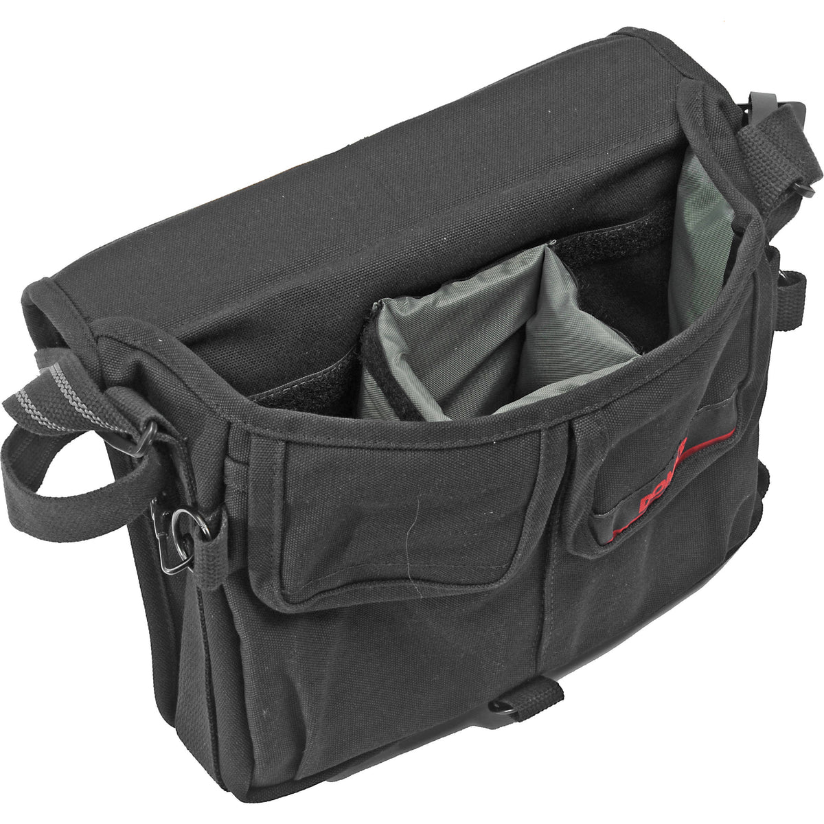 Bandolera Domke F-803 Messenger (Negro) - vista lateral