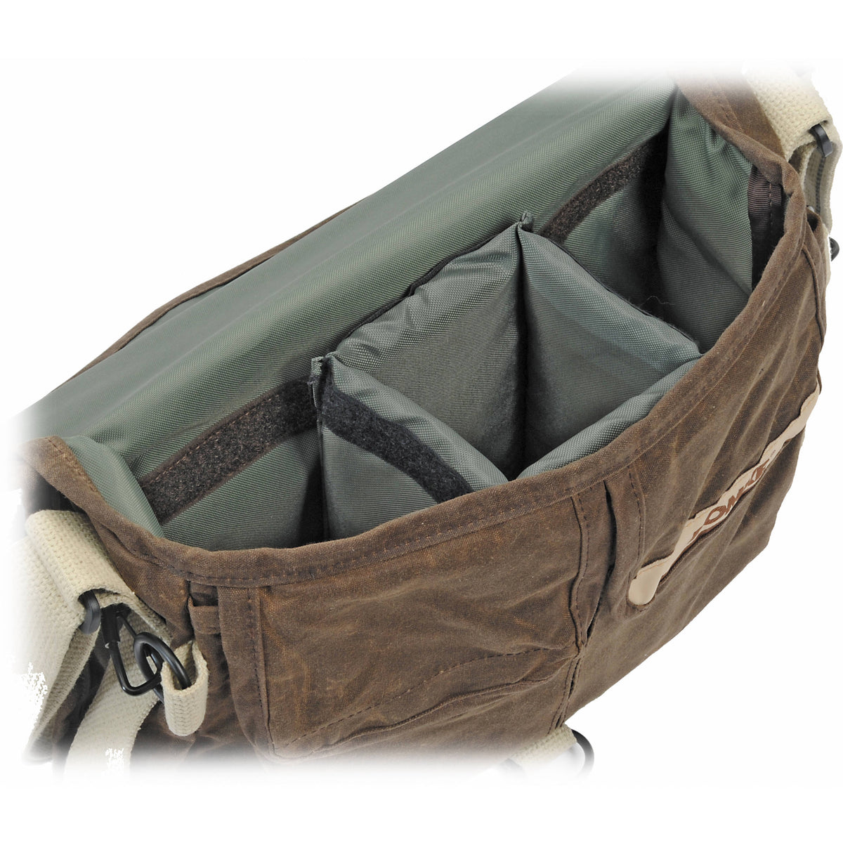 Bandolera Domke F-803 RuggedWear Messenger (Brown) - vista lateral