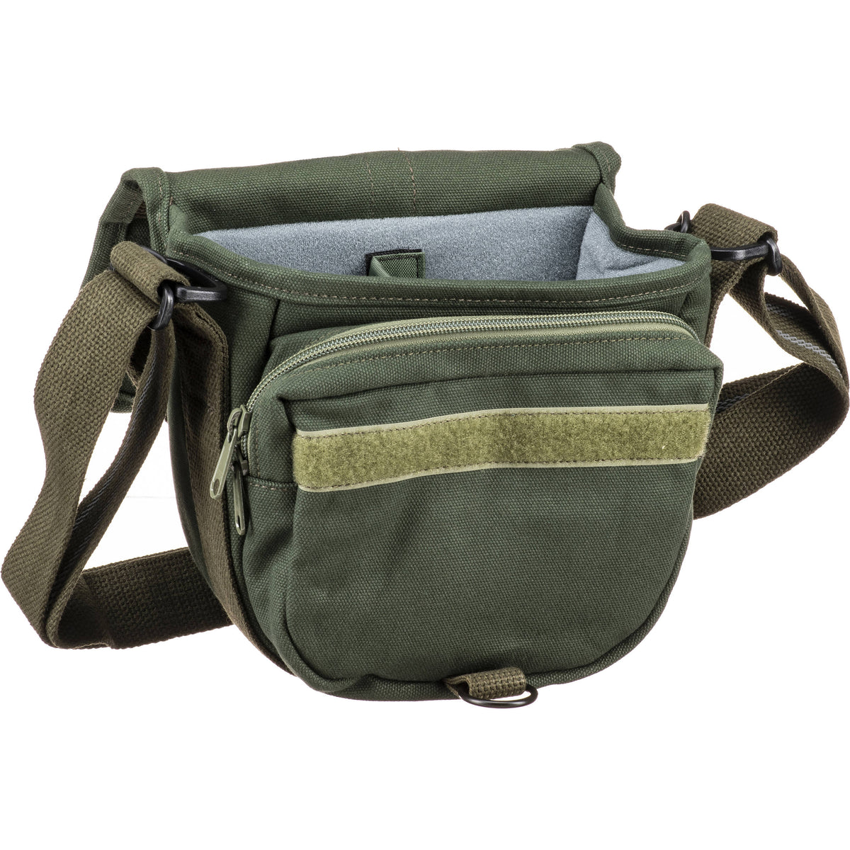 Bandolera Domke F-9 JD Chico (Verde oliva) - vista lateral