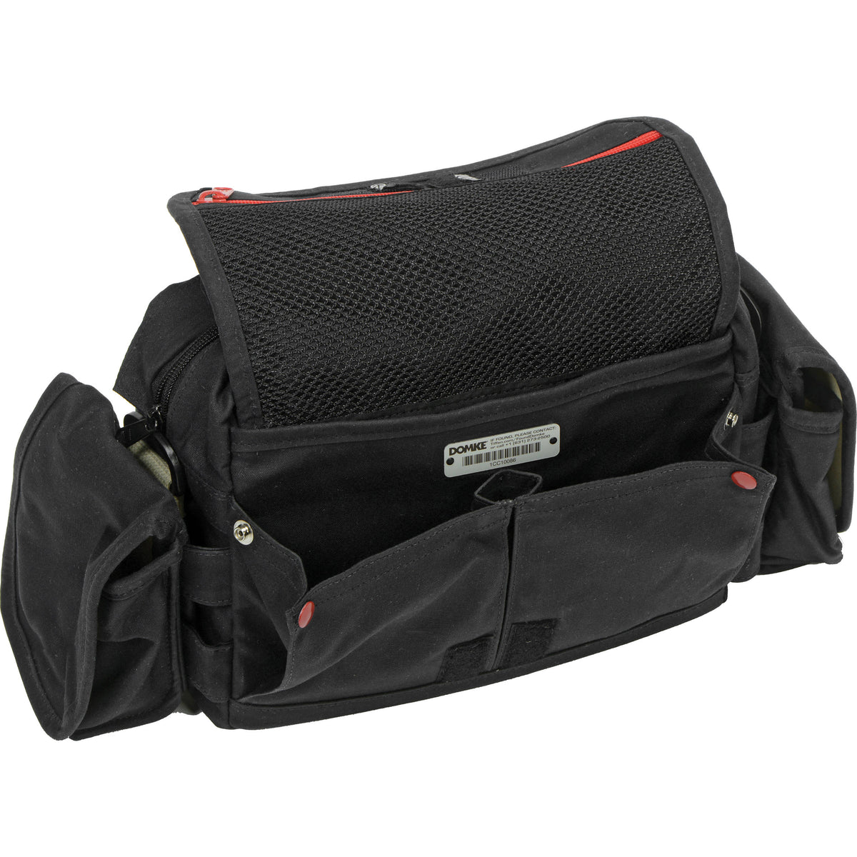 Bandolera Domke Next Generation Crosstown Courier (Negro Ruggedwear) - puertos y conexiones