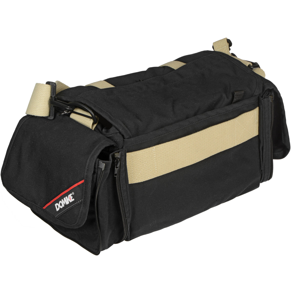Bandolera Domke Next Generation Ledger (Negro Ruggedwear) - vista frontal