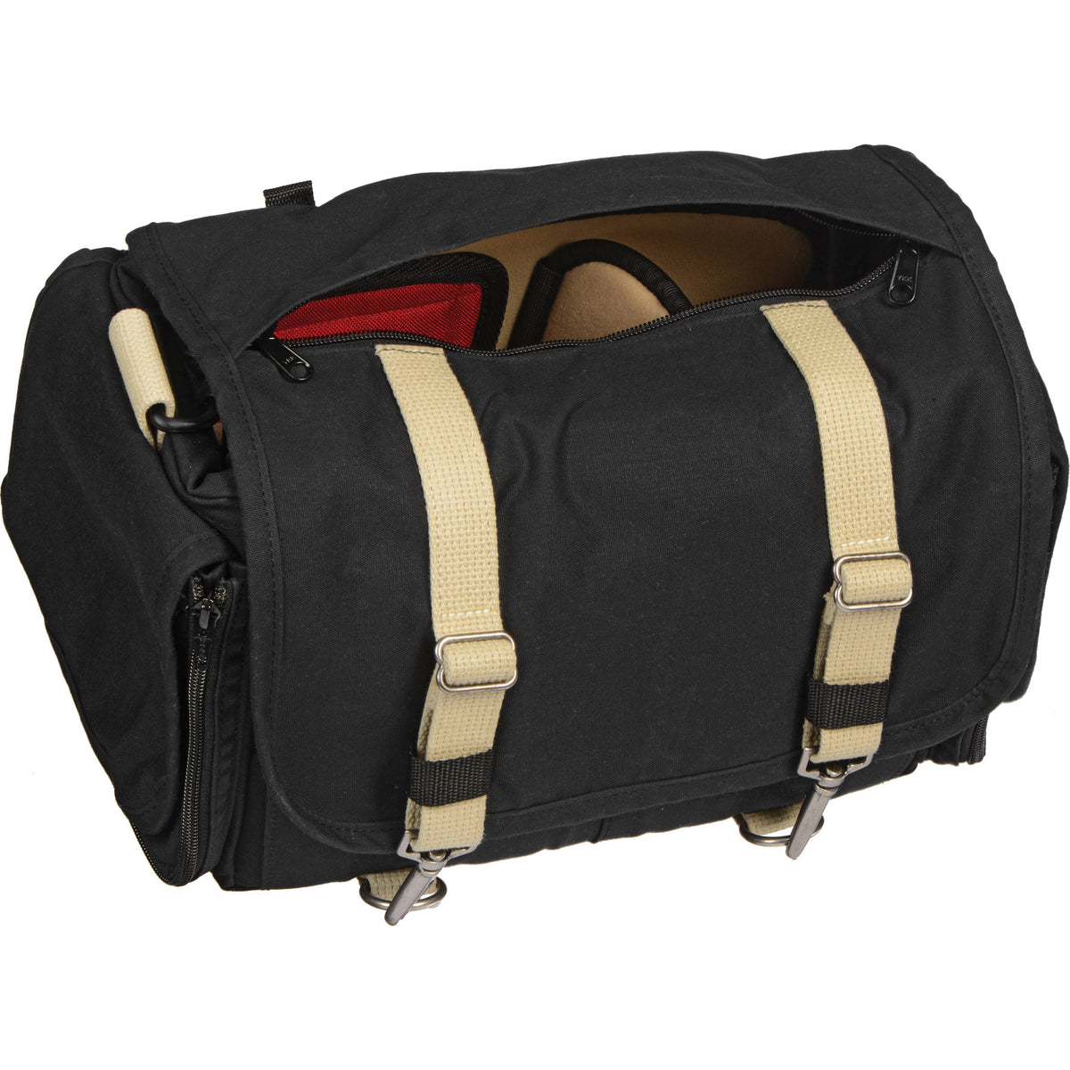 Bandolera Domke Next Generation Ledger (Negro Ruggedwear) - vista trasera
