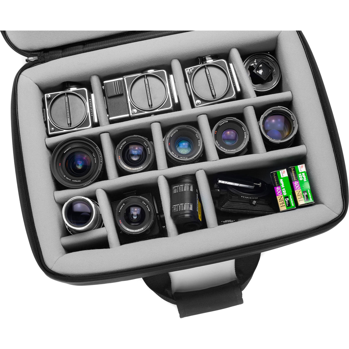 Bandolera Lightware MF2014 Multi-Format con ShokBox Construction - vista trasera
