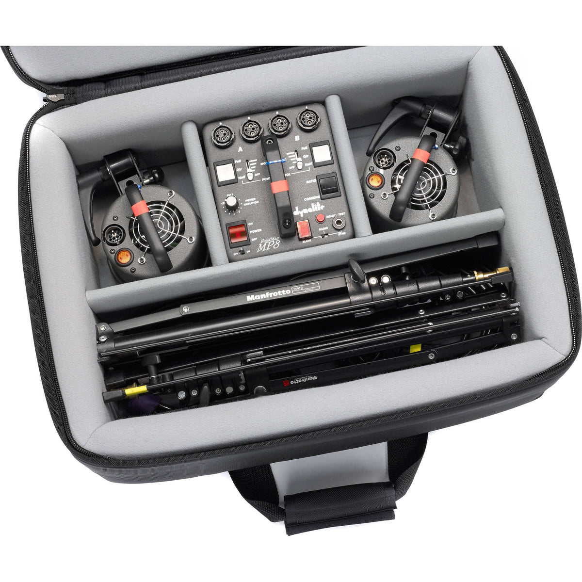 Bandolera Lightware MF2014 Multi-Format con ShokBox Construction - contenido de la caja