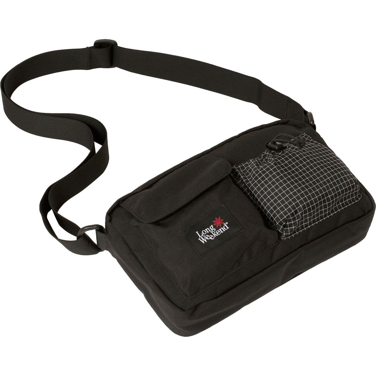 Bandolera Long Weekend Santa Fe (Negro, 3L) - vista frontal