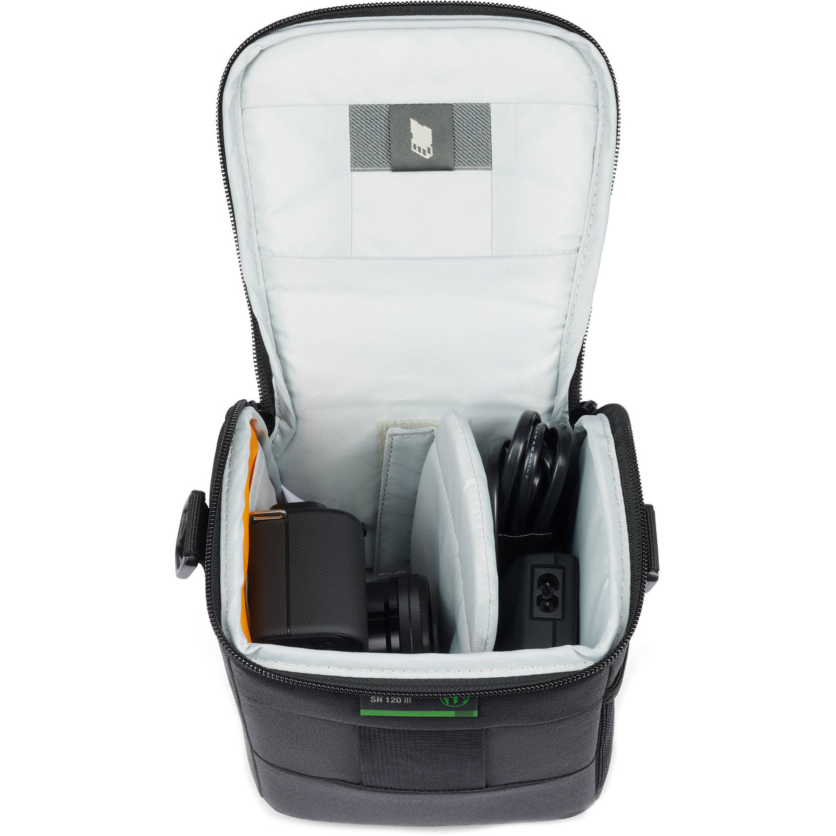 Bandolera Lowepro Adventura SH 120 III (Negro) - vista trasera