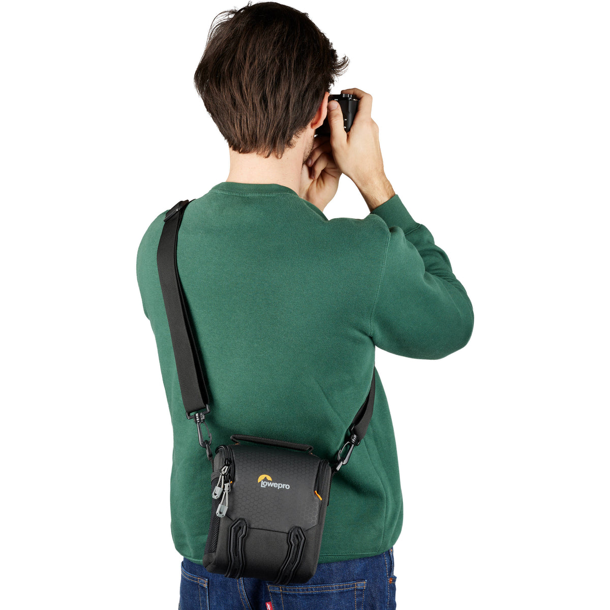 Bandolera Lowepro Adventura SH 120 III (Negro) - contenido de la caja