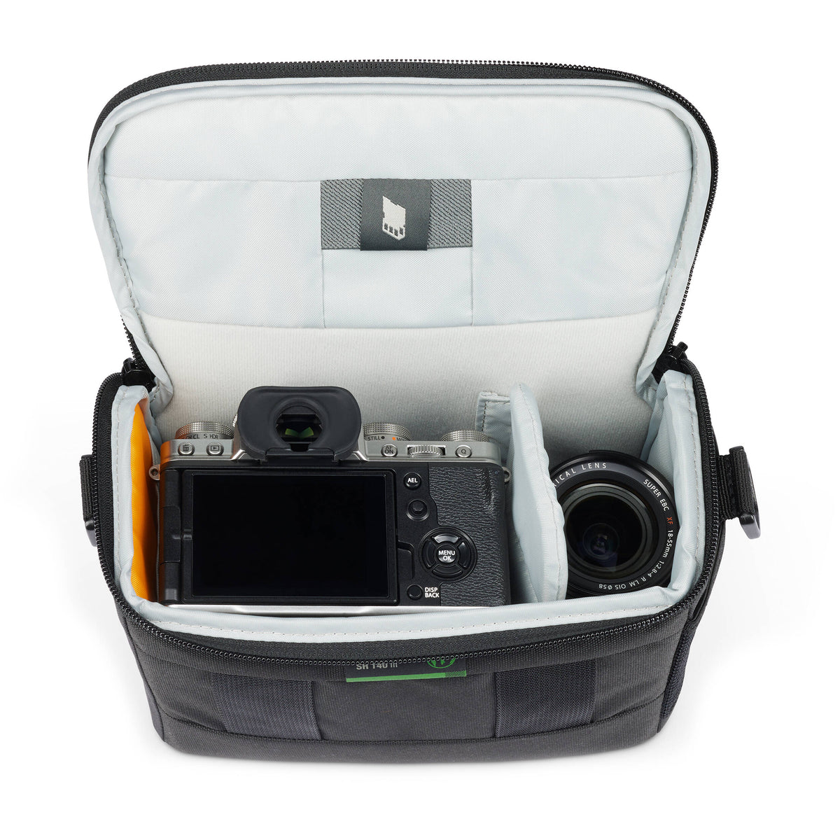 Bandolera Lowepro Adventura SH 140 III (Negro) - vista trasera