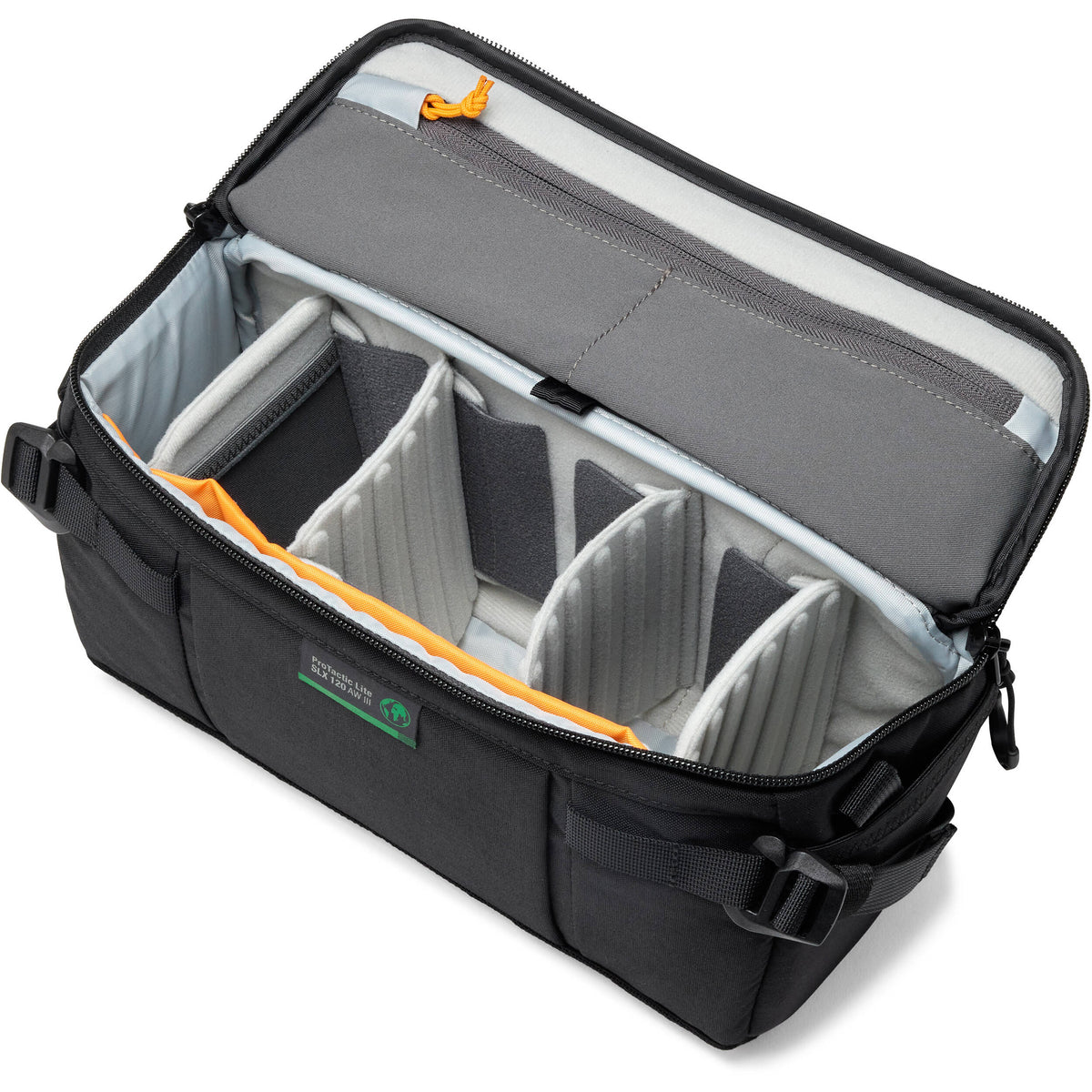 Bandolera Lowepro ProTactic Lite SLX 120 AW III Sling (Negro, 5L) - vista trasera