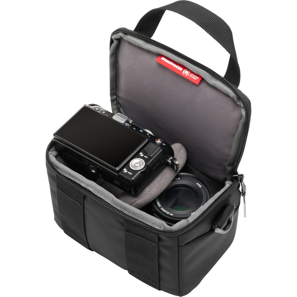 Bandolera Manfrotto Advanced III 2L (Extra Chico) - vista lateral