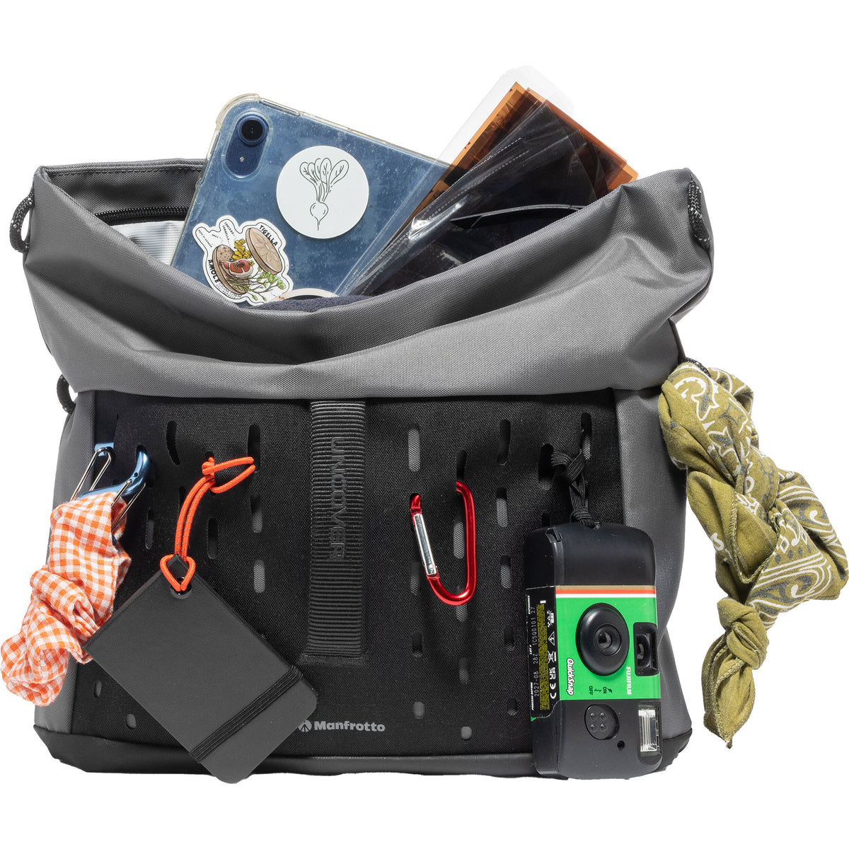 Bandolera Manfrotto Uncover Messenger (Negro, 7L) - detalle