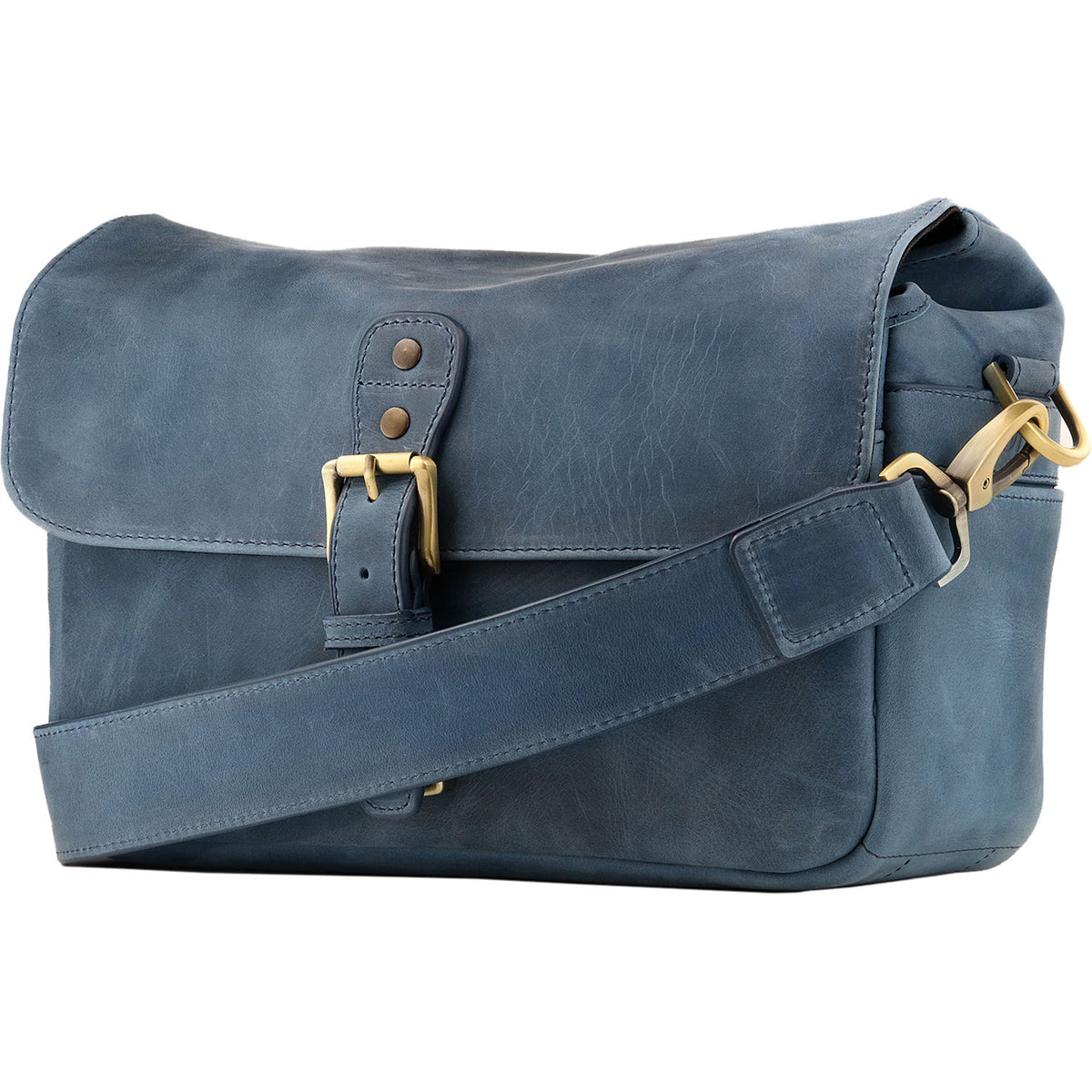 Bandolera MegaGear Leather Messenger (Azul) - vista principal