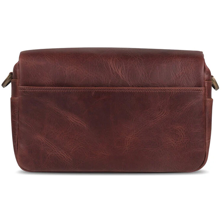 Bandolera MegaGear Leather Messenger (Brown) - vista frontal