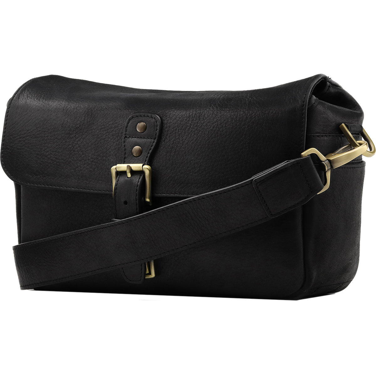 Bandolera MegaGear Leather Messenger (Negro) - vista principal