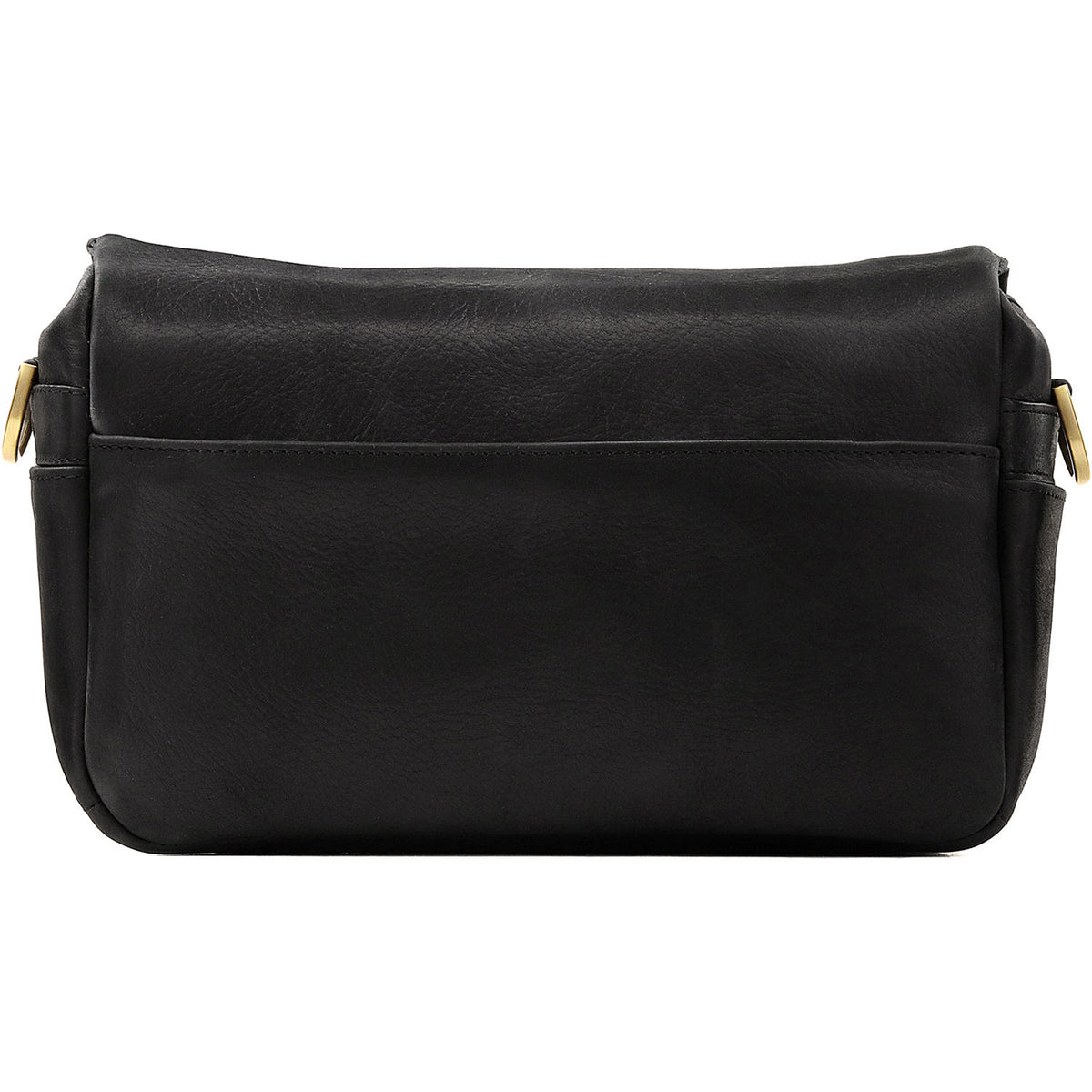 Bandolera MegaGear Leather Messenger (Negro) - vista frontal