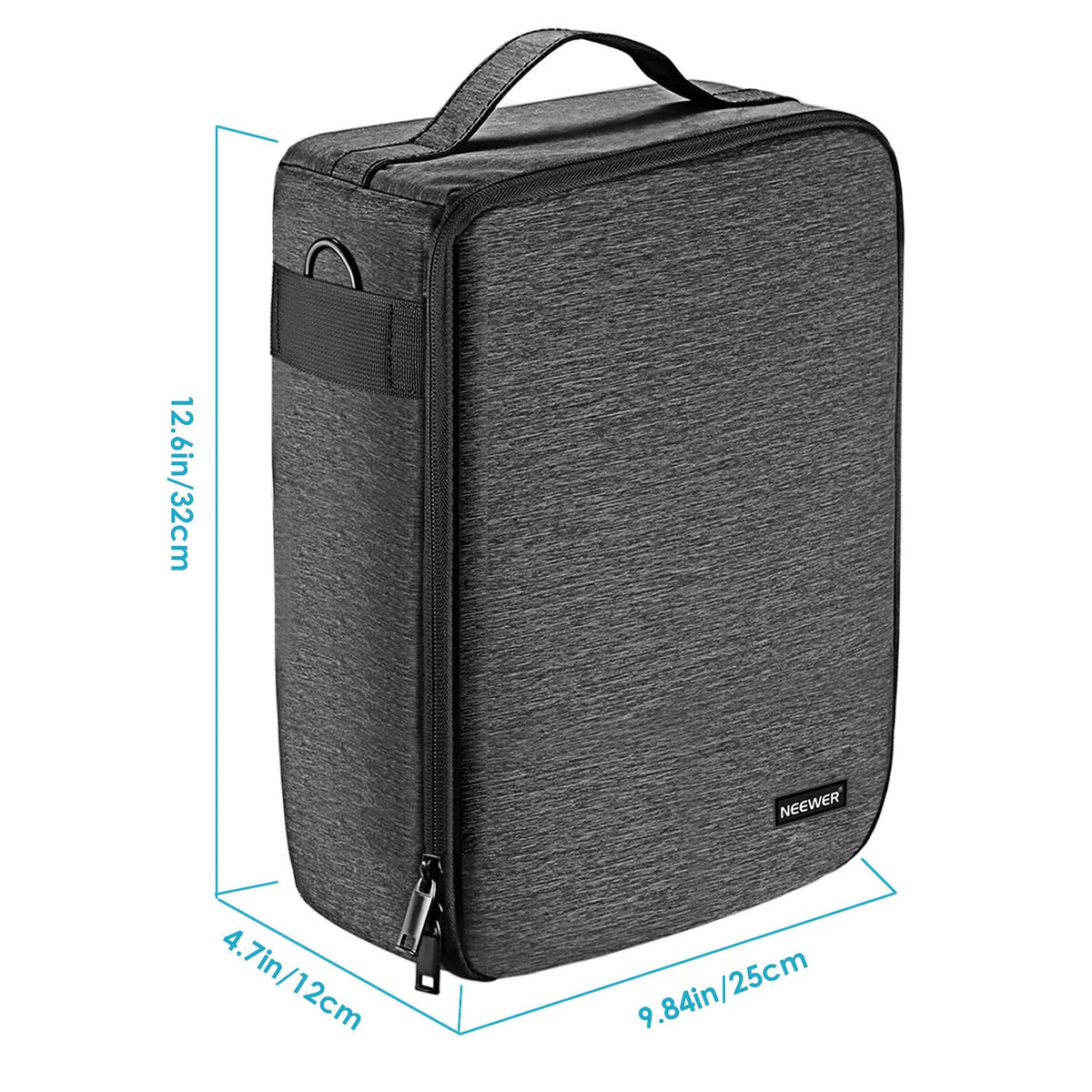 Bandolera Neewer NW140S (Gris) - contenido de la caja