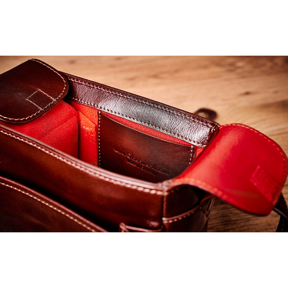 Bandolera Oberwerth Bayreuth Vintage (Brown Leather) - en uso