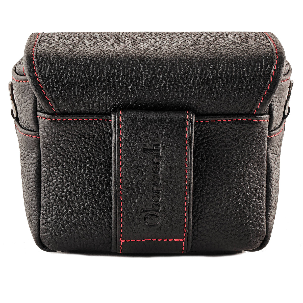 Bandolera Oberwerth Charlie 2 (Negro/forro Rojo y Stitching) - puertos y conexiones